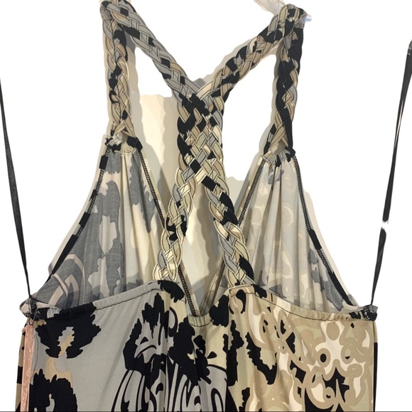 Hale Bob braided racer back print dress NWT size small - Picture 10 of 10